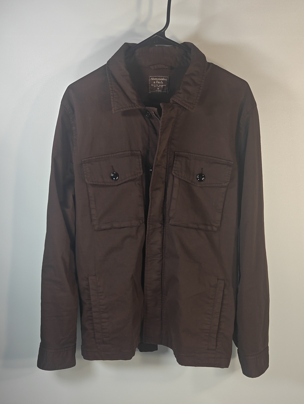 Abercrombie & Fitch Men's Brown Field Jacket Size Medium